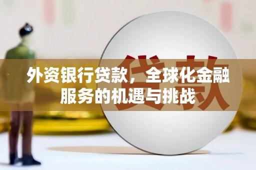 七堵外资银行贷款，全球化金融服务的机遇与挑战